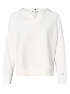 Bluzy damskie - Tommy Hilfiger - Damska bluza z kapturem, biały - miniaturka - grafika 1
