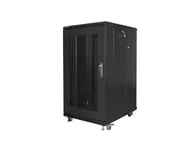 Szafy rack - Lanberg szafa rack stojąca 19'' 22U 600x800 czarna drzwi perforowane FF01-6822-23B - miniaturka - grafika 1