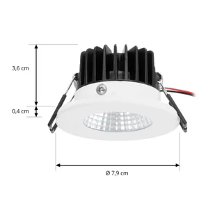 Arcchio LED downlight Lirin, biały, 3000K - Oprawy, klosze i abażury - miniaturka - grafika 3