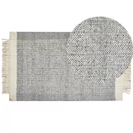 Dywany - Dywan wełniany 80 x 150 cm szary ze złamaną bielą TATLISU Lumarko - miniaturka - grafika 1
