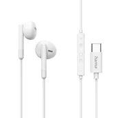 Słuchawki - Hama Classy Zestaw słuchawkowy Przewodowa Douszny Połączenia/muzyka USB Type-C Biały - miniaturka - grafika 1