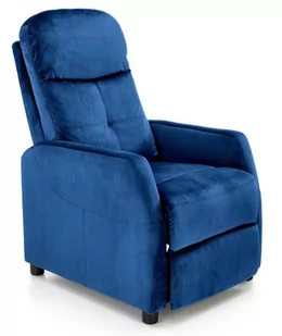 Granatowy rozkładany fotel wypoczynkowy FELIPE 2 fotel Halmar - Fotele - miniaturka - grafika 3