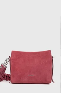 Coccinelle torebka zamszowa BOHEME SUEDE BIMATERIAL kolor różowy E1 P6P 58 01 01 - Torebki damskie - miniaturka - grafika 1