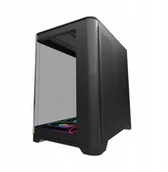 Obudowy komputerowe - SilentiumPC AQIRYS Obudowa do komputera EUROPA black - miniaturka - grafika 1