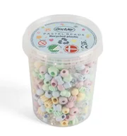 Prace ręczne dla dzieci - Koraliki Do Nawlekania Dantoy 520 Szt Pastel - miniaturka - grafika 1