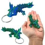 Breloki - Brelok w Kształcie Smoka Kryształowego Baby! Wyjątkowo Słodki i Uroczy! - miniaturka - grafika 1