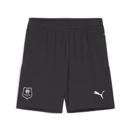 Odzież sportowa dziecięca - Młodzieżowe szorty Stade Rennais F.C. 24/25 PUMA Flat Dark Gray White Black - miniaturka - grafika 1