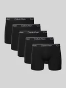 Majtki męskie - Obcisłe bokserki z elastycznym paskiem z logo w zestawie 5 szt. - miniaturka - grafika 1