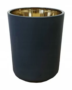 Świecznik szklany glamour na tealight niebieski 12,5x10 - Świeczniki - miniaturka - grafika 1