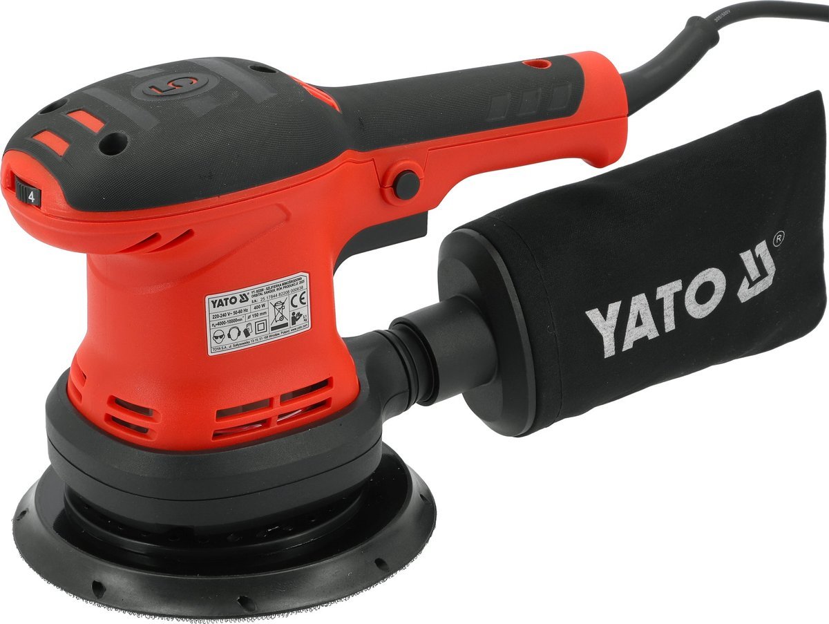 YATO Szlifierka Mimośrodowa 150mm 400W - Perfekcyjne Wykończenie YT-82208