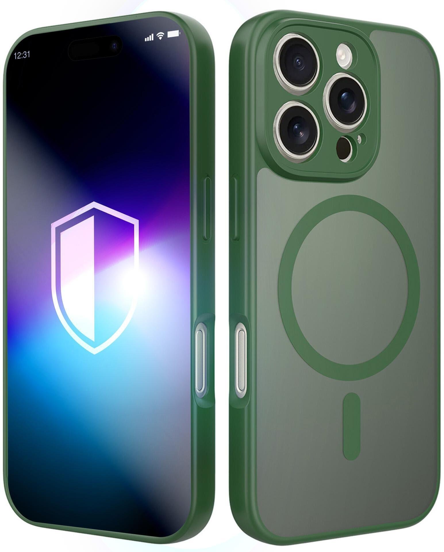 3MK Apple iPhone 16 Pro - 3mk Misty MagCase Green