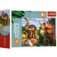 Puzzle - Puzzle 20 el. miniMaxi Poznaj świat dinozaurów 4 Trefl - miniaturka - grafika 1