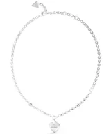 Naszyjniki - Biżuteria GUESS JUBN02230JWRH. Naszyjnik, Kolor szary. Kobieta. - miniaturka - grafika 1