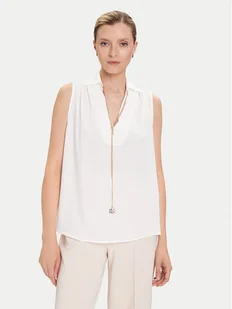 Rinascimento Bluzka CFC0125726003 Biały Regular Fit - Bluzki damskie - miniaturka - grafika 1