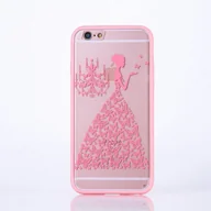 Etui i futerały do telefonów - Etui na telefon komórkowy Mandala dla Apple iPhone 6s Plus Etui ochronne Motyw motyla Etui na telefon Bumper Pink - miniaturka - grafika 1