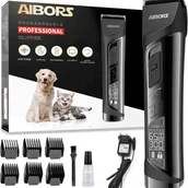 Maszynki i nożyczki dla psów - Maszynka do strzyżenia psów AIBORS - cicha, profesjonalna, elektryczna - miniaturka - grafika 1