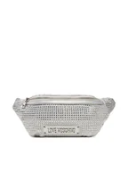 Nerki - LOVE MOSCHINO Saszetka nerka JC4137PP1MLL196B Srebrny - miniaturka - grafika 1