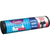 Worki na śmieci - Gosia Politan Worki na śmieci z taśmą LDPE 60 l, 10 szt. - miniaturka - grafika 1