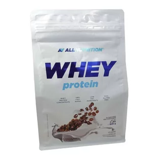 Allnutrition Whey Protein Vanilla 908g - Odżywki białkowe - miniaturka - grafika 1