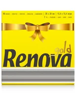 Dekoracje i nakrycia stołu na imprezę - Serwetki stołowe Renova GOLD, żółte, 40szt - miniaturka - grafika 1