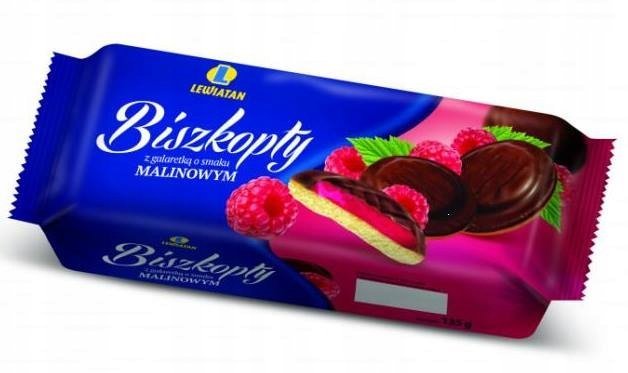 LEWIATAN BISZKOPTY MALIN W CZEKOL 135G