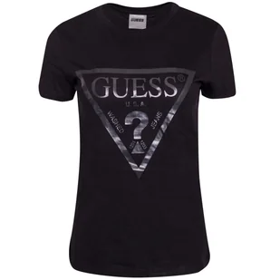 Guess Koszulka Damska T-Shirt Adele Ss Cn Tee Black V2Yi07K8Hm0 Jblk S - Koszulki i topy damskie - miniaturka - grafika 1