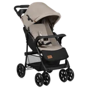 Wózki dziecięce - Lionelo Emma Plus wózek spacerowy Beige Latte - miniaturka - grafika 1