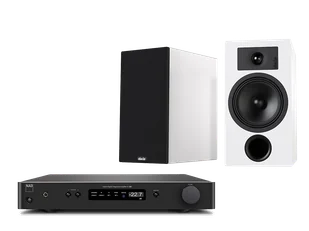 NAD C 338 (czarny) + Tesi 3 (biały) - Zestawy stereo - miniaturka - grafika 1