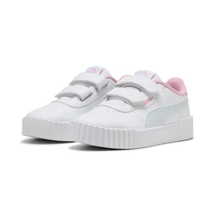 Dziecięce sneakersy Carina 3.0 PUMA White Sea Glass Blue - Odzież sportowa dziecięca - miniaturka - grafika 1