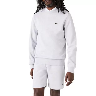 Bluza Lacoste Organic Brushed Cotton Sweatshirt SH9608-CCA - szara - Bluzy sportowe męskie - miniaturka - grafika 1