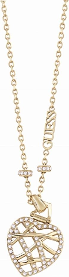 Naszyjnik GUESS ażurowe serce Heart Cage elegancki modny wzór dla niej