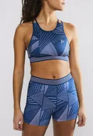 Bielizna sportowa damska - Biustonosz damski Craft Stay COOL Lux dark blue XS - miniaturka - grafika 1