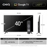 CHiQ L40FT TV 40", FHD, smart, Google TV