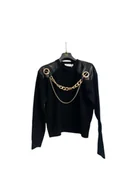 Dresy damskie - Maglia Donna TRASH AND LUXURY con catena - miniaturka - grafika 1