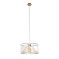 Lampy sufitowe - Britop LAMPA wisząca REVE 184517174 pleciona OPRAWA okrągły ZWIS boho kremowy - miniaturka - grafika 1