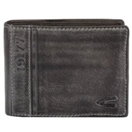 Portfele - Camel Active Melbourne 247-702-60 – skórzany portfel męski czarny/szary 247 702 60 - miniaturka - grafika 1