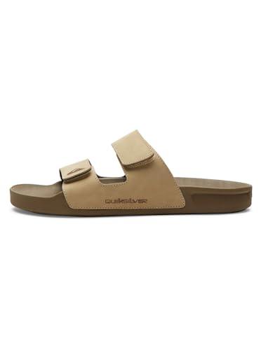 Quiksilver Rivi Leather Double Adjust Rf sandały męskie, Tan 1., 45 EU