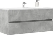 Szafki łazienkowe - vidaXL vidaXL Szafka pod umywalkę, szarość betonu, 100x38,5x45 cm, płyta - miniaturka - grafika 1