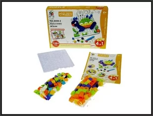 Układanka puzzle Ocean 4w1 128 części 6990-2 (HUP04) - Układanki dla dzieci - miniaturka - grafika 1