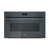 Kuchenki mikrofalowe do zabudowy - Kuchenka mikrofalowa WHIRLPOOL WMD7O4TSG 1000W średnica 32.5 cm pojemność 31L Szósty zmysł Talerz Crisp Szary - miniaturka - grafika 1