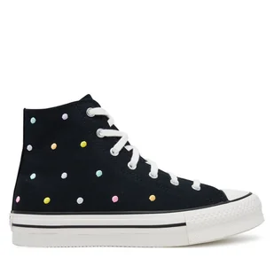 Trampki Converse Chuck Taylor All Star Lift Polka Dots Platform A12608C Czarny - Trampki damskie - miniaturka - grafika 1
