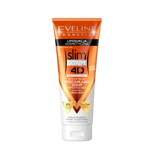 Eveline 4D slim EXTREME serum intensywnie remodelujące Liposukcja 250ml  65899 - Balsamy i kremy do ciała - miniaturka - grafika 1