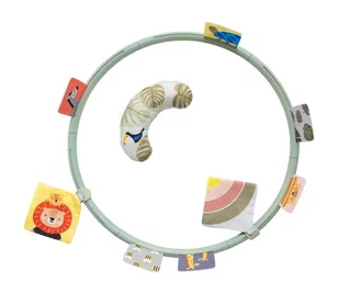 Taf Toys - Interaktywne kółko do zabawy śr. 90 cm sawanny - Maty piankowe - miniaturka - grafika 1