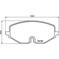 Klocki hamulcowe - Klocki hamulcowe - komplet BREMBO P 85 182X - miniaturka - grafika 1