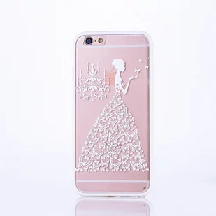 Etui na telefon komórkowy Mandala dla Samsung Galaxy S6 Design Etui ochronne Motyw motyla Kobieta Pokrowiec Torba Zderzak Biały - Etui i futerały do telefonów - miniaturka - grafika 1
