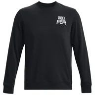 Bluzy sportowe męskie - Męska bluza Under Armour Rival Terry Graphic Crew Rozmiar: XL / Kolor: czarny - miniaturka - grafika 1