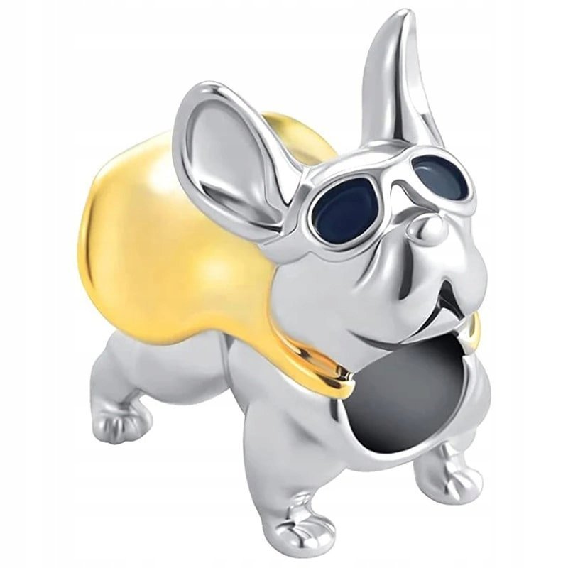 Charms Zawieszka Charms Pies Buldog Charmsy Trusky