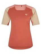 Koszulki i topy damskie - Ziener NESTONIA damska koszulka rowerowa, rower górski, rower wyścigowy, oddychająca, szybkoschnąca, elastyczna, z krótkim rękawem, kasztan, rozmiar 34 - miniaturka - grafika 1