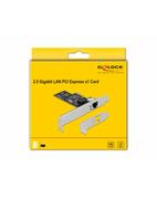 Karty sieciowe - DeLOCK PCI Express x1 card to 1 x RJ45 2.5 Gigabit LAN i225, LAN adapter - miniaturka - grafika 1