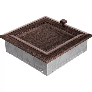 Kratki.pl kratka 17/17 oskar miedziany z żaluzją 17OMIX - Akcesoria kominkowe - miniaturka - grafika 1